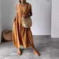 👗Bumbac lenjerie de bumbac fără mâneci cu buzunare Rochii casual