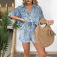 ✨2025 Produse noi🌷Set de cămașă de vară din două piese pentru femei din denim de vară
