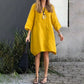 Rochie casual lejeră pentru femei, uni, cu buzunar
