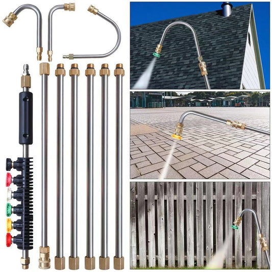 💦4000 PSI-es nagynyomású tisztító fúvókák íves készlete