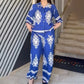 Moda Casual imprimate Top și pantaloni Suit pentru femei Plus Dimensiune