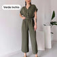 40%OFF💖 Femeii V-Neck cu mânecă scurtă Casual Jumpsuit