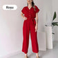 40%OFF💖 Femeii V-Neck cu mânecă scurtă Casual Jumpsuit