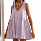 💗Women's V-Neck Sleeveless Vest Loose rochie plisată👗