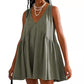 💗Women's V-Neck Sleeveless Vest Loose rochie plisată👗