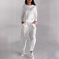 Costum sport casual pentru femei cu mai multe buzunare