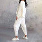 ✨2024 Produse noi💖Set de 2 piese cu bluză cu mâneci lungi și gât rotund și pantaloni