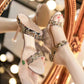 Eleganța este atât de simplă 👡 Sandale Stiletto cu vârf deschis cu pietre