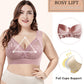 [Cadou special]  Comfort Extra Elastic încrucișat Suport fără fir Lace Bra pentru Plus Dimensiune