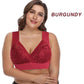 [Cadou special]  Comfort Extra Elastic încrucișat Suport fără fir Lace Bra pentru Plus Dimensiune