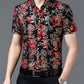 Tricou bărbătesc cu mânecă scurtă, cu un model trendy