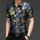 Tricou bărbătesc cu mânecă scurtă, cu un model trendy
