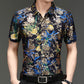 Tricou bărbătesc cu mânecă scurtă, cu un model trendy