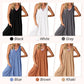 Femeii Casual V-Neck Sleeveless Wide Leg Jumpsuit
