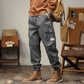 👖Pantaloni Cargo cu șnururi pentru bărbați cu buzunare✨