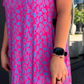👗 Rochie Florală pentru Mărimi Mari în Violet