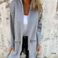Moda casual cu mânecă lungă Zip-Up Hooded Sweatshirt Jacket