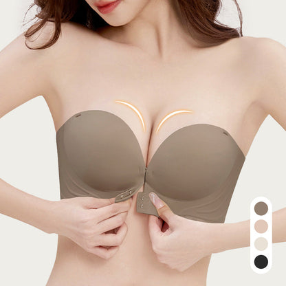 👙 Cumpără 1 și primește 1 gratuit💕Sutien push-up cu bretele invizibile și închidere frontală🥰