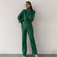 💞Set de pantaloni și top cu mâneci lungi și gât înalt pentru femei