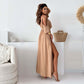 【💖2024 Produse noi】👗Femeii Elegant Sexy V gât Side Slit rochie