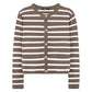 【🎉Elegant și încrezător】💖Pulover cardigan cu dungi trendy pentru femei cu buzunare