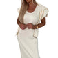 ✨Elegant și încrezător - 💃Set rochie tricotată
