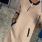 Rochie casual pentru femei cu gât în V și mâneci 3/4