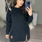 📦Livrare gratuită📦Rochie Sweatshirt Chic Cutout pentru femei