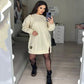 📦Livrare gratuită📦Rochie Sweatshirt Chic Cutout pentru femei