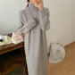 📦Elegant vrac solid culoare Turtleneck Knit rochie