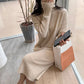 📦Elegant vrac solid culoare Turtleneck Knit rochie