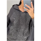 📦Livrare gratuită📦Tricou cu glugă și jogger cu manșete, set 2 piese, pentru femei