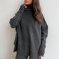 📦Livrare gratuită📦Set 2 piese din tricot lejer casual pentru femei