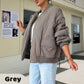 Culoare solidă vrac gros cald Bomber Jacket