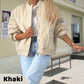 Culoare solidă vrac gros cald Bomber Jacket