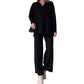✨Set 2 piese top cu dungi și pantaloni cu picioare largi