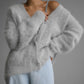💟Cardigan confortabil din tricot pufos pentru femei