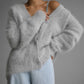 💟Cardigan confortabil din tricot pufos pentru femei