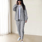 S-3XL✨Colecția toamnă/iarnă✨  Set casual de top și pantaloni cu nasturi
