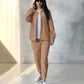S-3XL✨Colecția toamnă/iarnă✨  Set casual de top și pantaloni cu nasturi