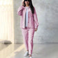 S-3XL✨Colecția toamnă/iarnă✨  Set casual de top și pantaloni cu nasturi