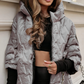 ✈️Livrare gratuită✈️S-3XL❄️Jachetă de bumbac patchwork cu glugă pentru femei