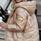 【Livrare gratuită✈️】Femeii de iarnă Mid-length cald bumbac Hooded Jacket
