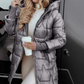 【Livrare gratuită✈️】Femeii de iarnă Mid-length cald bumbac Hooded Jacket