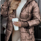 【Livrare gratuită✈️】Femeii de iarnă Mid-length cald bumbac Hooded Jacket