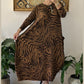Femeii Casual Moda Zebra model rochie cu buzunare