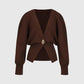 ✨Nouă sosire ✨Pulover cardigan elegant pentru femei, cu un singur nasture
