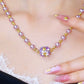 Colier elegant magnetic cu perle imitate