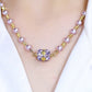 Colier elegant magnetic cu perle imitate
