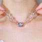 Colier elegant magnetic cu perle imitate